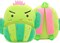 Toddler Backpack for Boys and Girls, Cute Soft Plush Animal Cartoon Mini Backpack Little for Kids 2-6 Years (Cactus)